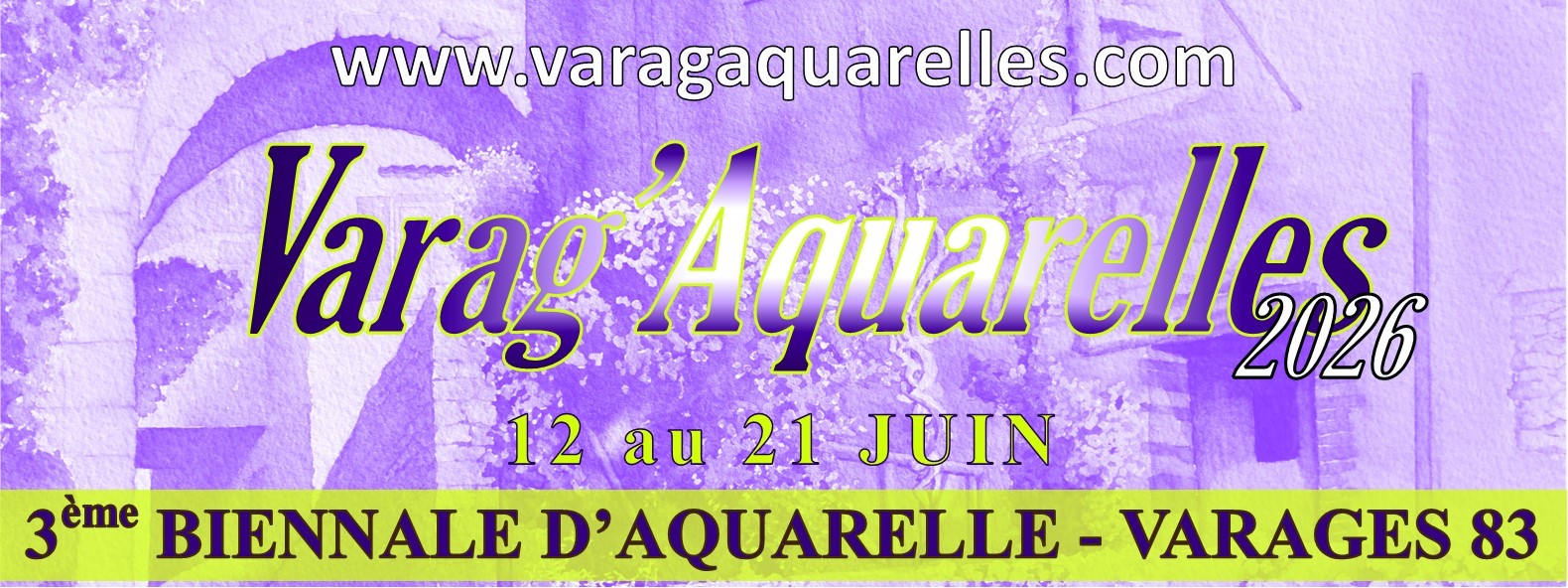 3ème Biennale d'Aquarelles de Varages 83 - Varag'Aquarelles